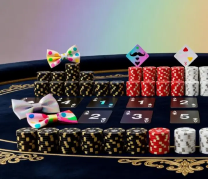 Designové pokerové stoly a rekvizity na eventu Moranoc
